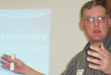 Carl Reinecke addresses the audience